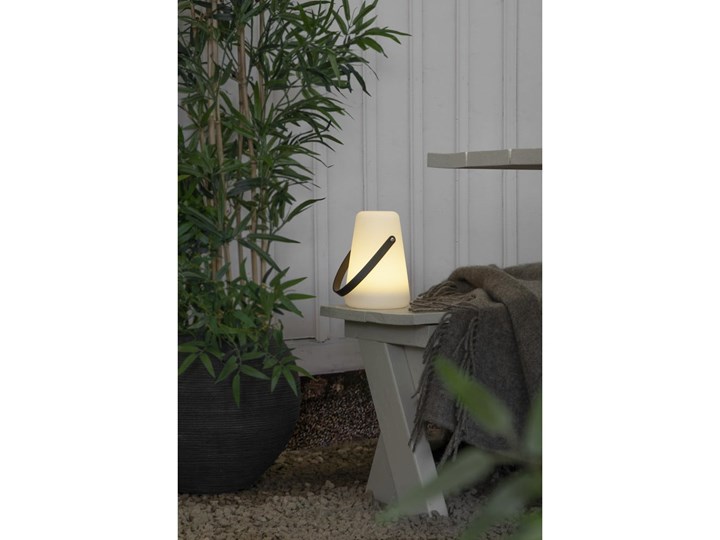 Biały lampion LED Star Trading Linterna, wys. 29 cm Tworzywo sztuczne Kategoria Lampiony do ogrodu