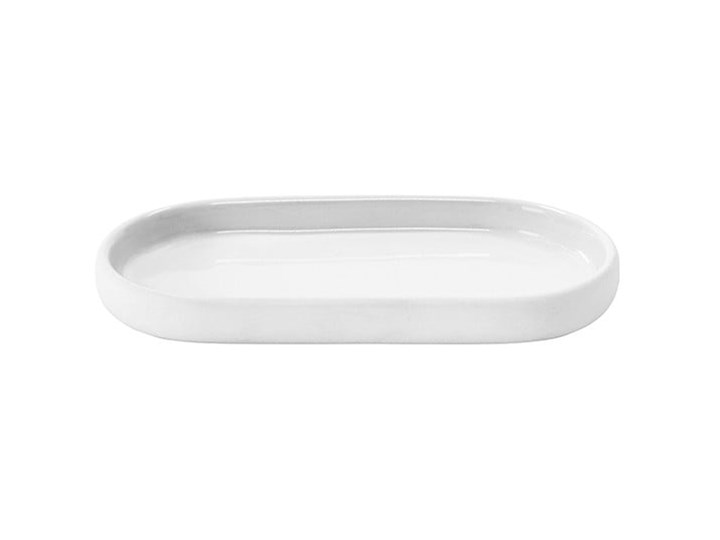 Biała ceramiczna mydelniczka Blomus, 19x10 cm Kolor Biały Mydelniczki Ceramika Kategoria Mydelniczki i dozowniki