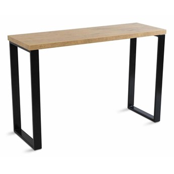 INDISITE biurko na metalowym stelażu w stylu industrialnym, 120x40 cm