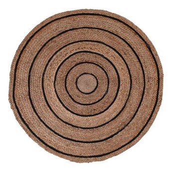 CIRCLE CARPET okrągły dywan wykonany z juty, Ø 90 cm
