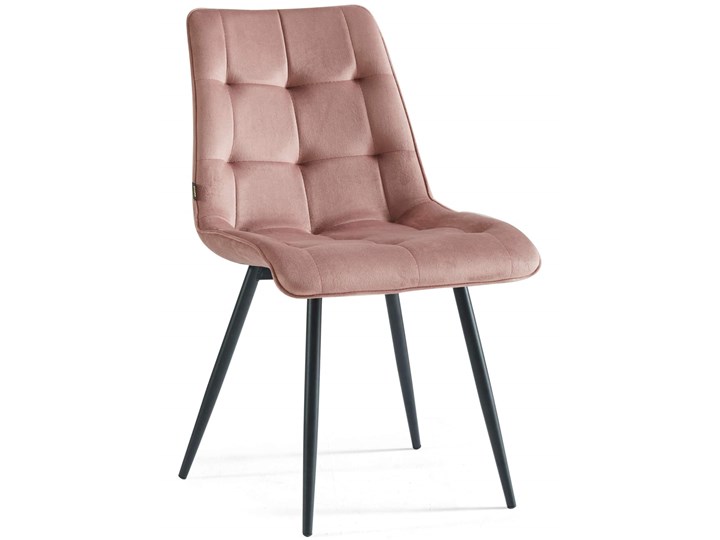 Krzesło tapicerowane różowe DC-7020 WELUR #44