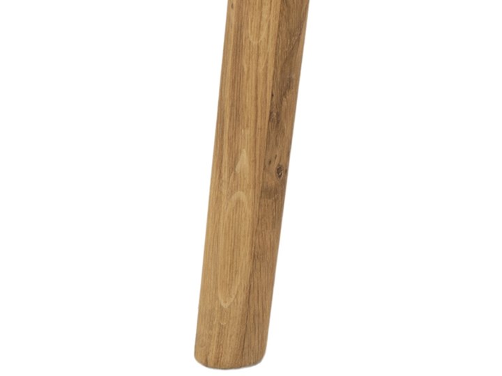 Stół okrągły naturalny fornirowany blat drewniane nogi dąb Ø120x75 cm Długość(n) 120 cm Drewno Szerokość(n) 120 cm