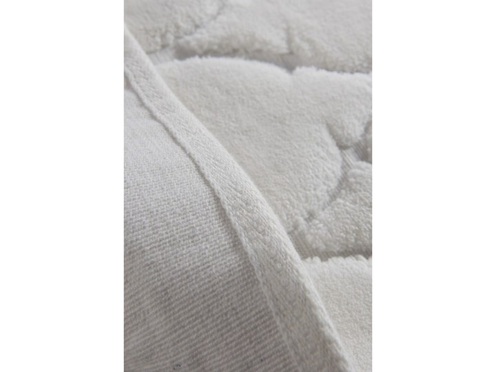 Zestaw 2 dywaników łazienkowych ze 100% bawełny Dante Ecru 60x100 cm Prostokątny Bawełna 50x60 cm Kolor Beżowy