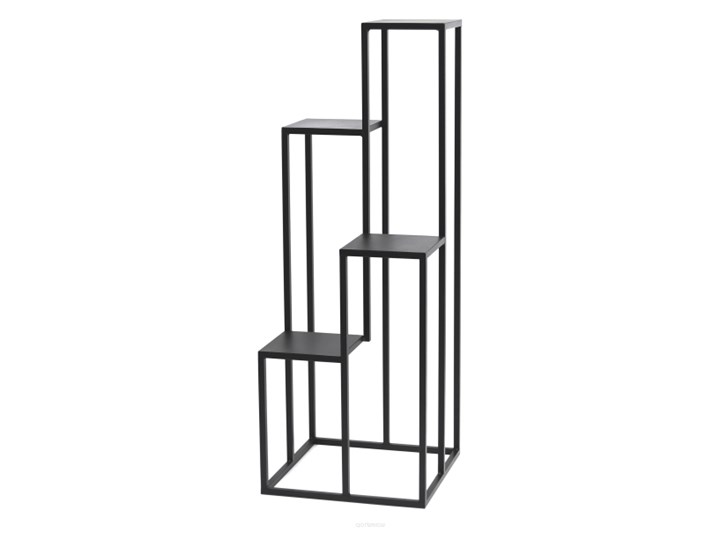 Kwietnik Metalowy Stojak na cztery kwiaty METALLO 112cm czarny LOFT KW Kategoria Doniczki i kwietniki