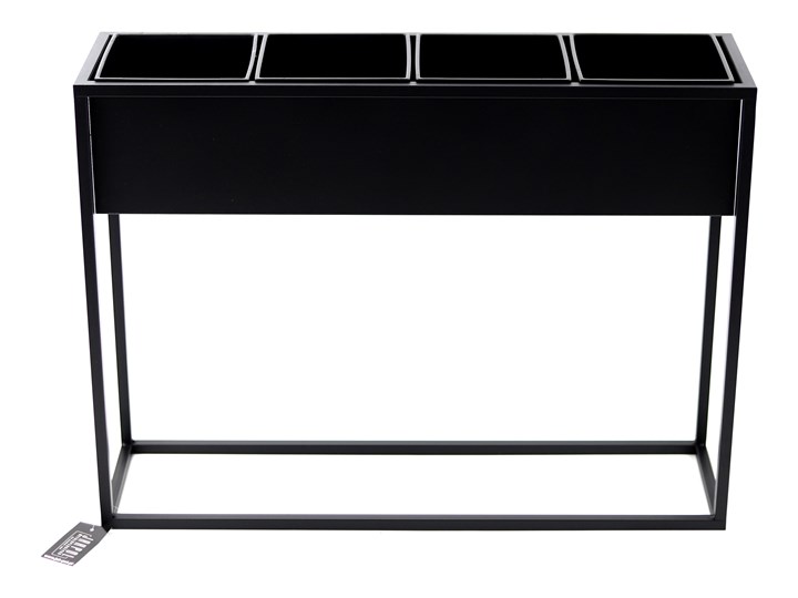 Kwietnik Metalowy Stojak CUBO 60x80cm czarny skrzynka loft 05-07 Donica balkonowa Donica ogrodowa Kategoria Donice ogrodowe