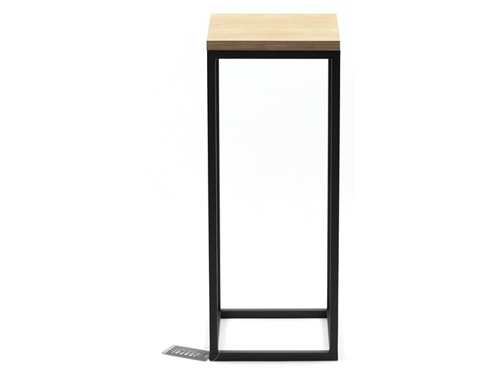 Kwietnik Metalowy Stojak Drewno TAVOLO 60cm czarny loft KWL-170/01 Kategoria Doniczki i kwietniki Kolor Beżowy