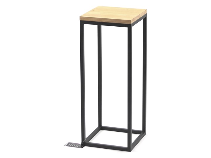 Kwietnik Metalowy Stojak Drewno TAVOLO 60cm czarny loft KWL-170/01 Kategoria Doniczki i kwietniki