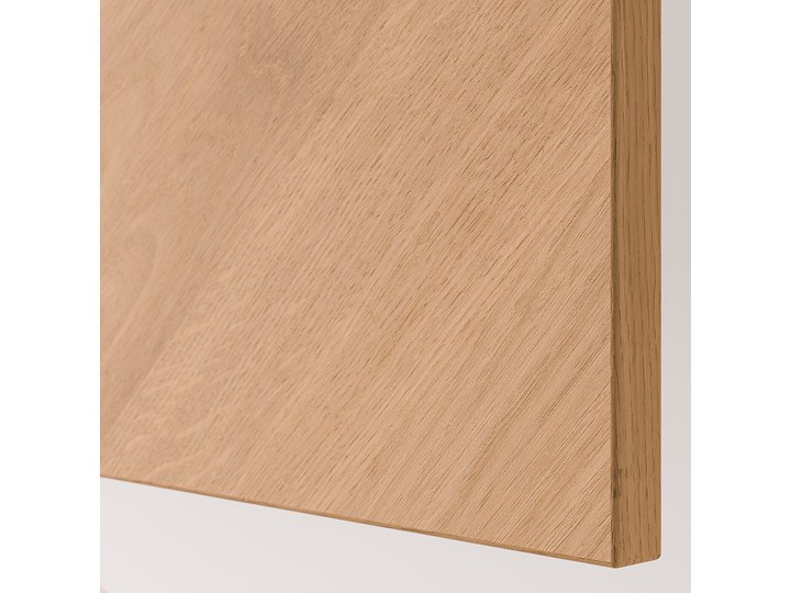 IKEA BESTÅ Kombinacja z drzwiami, Czarnybrąz/Hedeviken okl dęb, 120x42x202 cm Pomieszczenie Pokój nastolatka Szerokość 120 cm Drewno Głębokość 42 cm Typ Modułowa