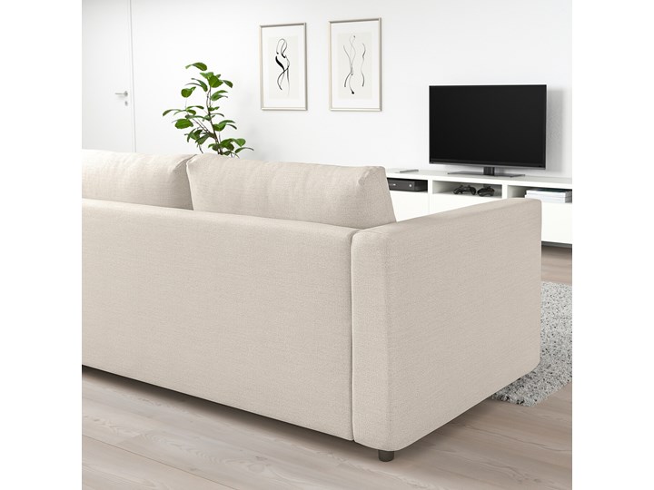 IKEA VIMLE Sofa 2-osobowa rozkładana, Gunnared beżowy, Wysokość łóżka: 53 cm Szerokość 190 cm Wielkość Dwuosobowa Głębokość 98 cm Materiał obicia Tkanina