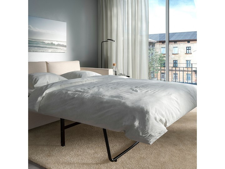 IKEA VIMLE Sofa 2-osobowa rozkładana, Gunnared beżowy, Wysokość łóżka: 53 cm Szerokość 190 cm Głębokość 98 cm Wielkość Dwuosobowa