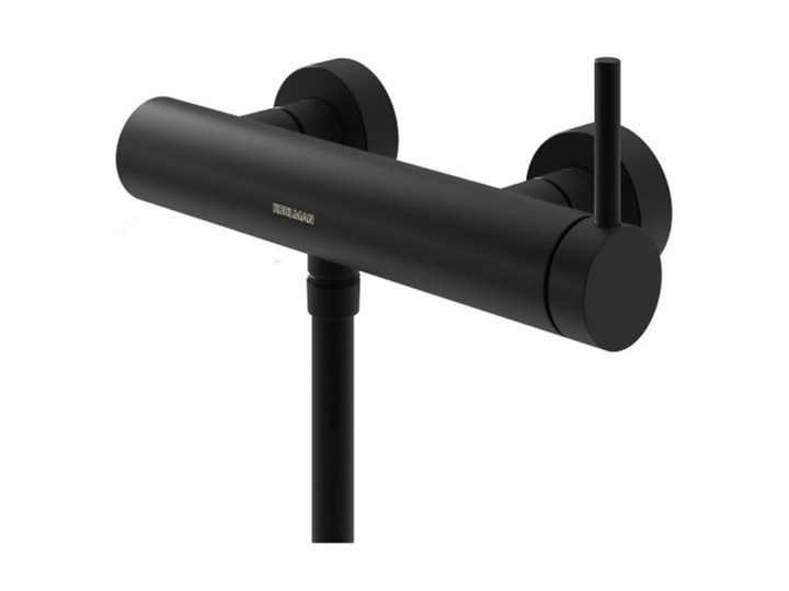Kohlman Axel Black bateria prysznicowa ścienna czarny mat QW120AB Bateria ścienna Kategoria Baterie łazienkowe