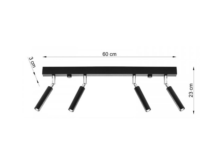Oprawa natynkowa EYETECH 4 czarna SL.0900 SOLLUX SL.0900 % MEGA RABATY W KOSZYKU % WEJDŹ I ZAMÓW TERAZ ! % Oprawa stropowa Oprawa dekoracyjna Kolor Czarny
