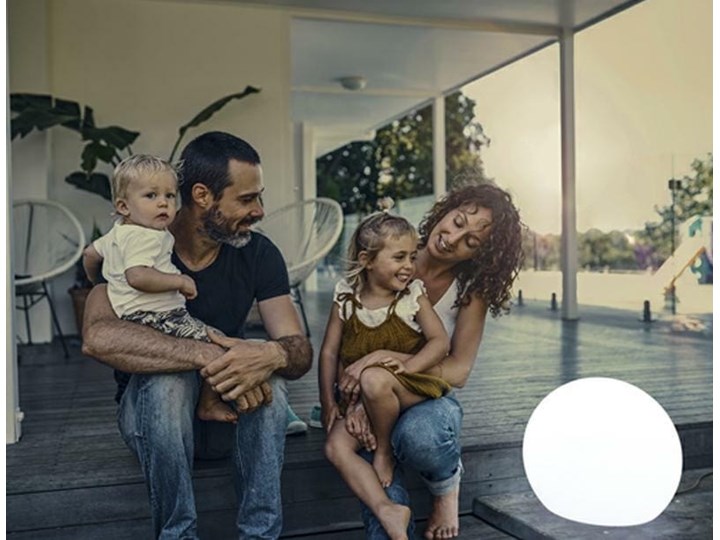 Lampa kula ogrodowa biała Buly Kolor Biały Kategoria Lampy ogrodowe