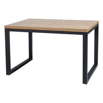 SELSEY Stół Pazmer 150x90 cm z czarną podstawą