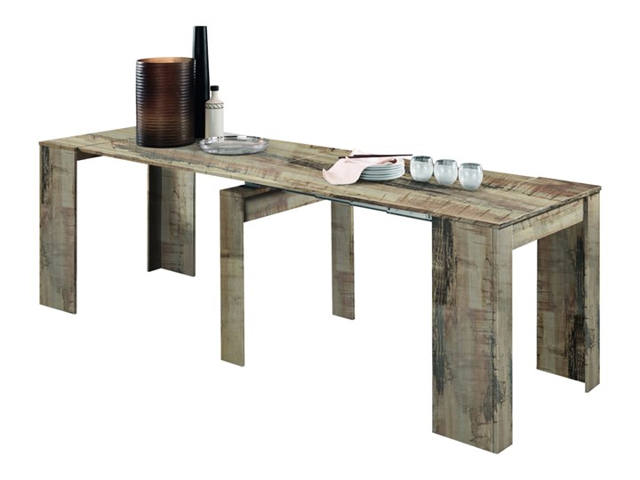 SELSEY Stół rozkładany Dadivosa 54-252x79 cm dąb Pero Długość 54 cm Wysokość 78 cm Długość 103 cm Długość 252 cm Długość 202 cm Szerokość 54 cm Drewno Kolor Beżowy