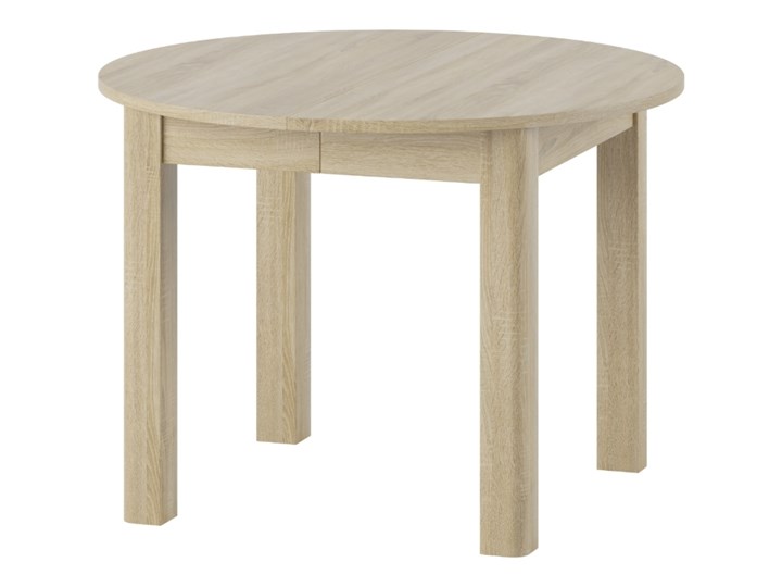SELSEY Stół rozkładany Cedrosse 105-240x105 cm dąb sonoma Płyta MDF Wysokość 76 cm Drewno Długość 240 cm Kształt blatu Okrągły