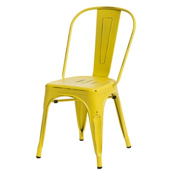 SELSEY Krzesło Paris Antique żółte