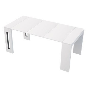 SELSEY Włoski stół rozkładany Roma 90x45-186 cm biały