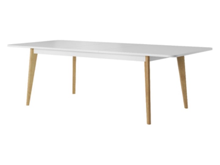 SELSEY Stół rozkładany Livinella 140-180x80 cm biały Długość 180 cm  Wysokość 76 cm Drewno Płyta MDF Długość 140 cm  Styl Minimalistyczny