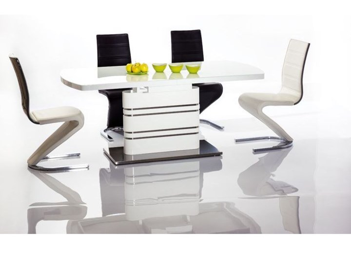 SELSEY Stół rozkładany Amager 180-240x90 cm Długość 180 cm Długość 240 cm Wysokość 76 cm Stal Szkło Płyta MDF Styl Nowoczesny