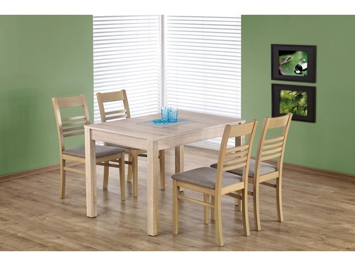 SELSEY Stół rozkładany Veiga 118-158x75 cm sonoma Długość 158 cm Drewno Wysokość 76 cm Płyta MDF Rozkładanie Rozkładane