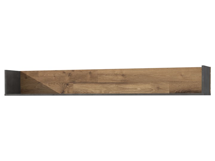 SELSEY Półka Incavan 170 cm Drewno Beton Styl Industrialny