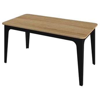 SELSEY Stół do jadalni Rutak w stylu industrialnym 80x120 cm