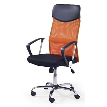SELSEY Fotel biurowy Multi pomarańczowy