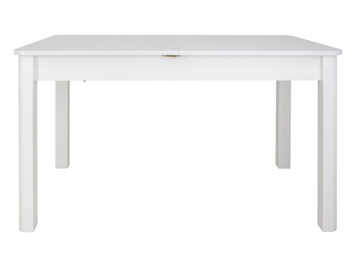 SELSEY Stół rozkładany Eagor 125-165x80 cm zaokrąglonymi rogami biel alpejska