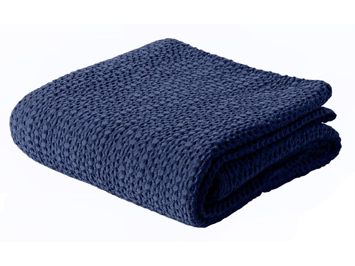 SELSEY Narzuta na łóżko Alpinia bawełniana granatowa 200x240 cm 160x240 cm 180x260 cm 200x220 cm 140x220 cm 220x240 cm 200x260 cm 180x240 cm Bawełna 160x220 cm 220x260 cm 180x220 cm Pomieszczenie Sypialnia