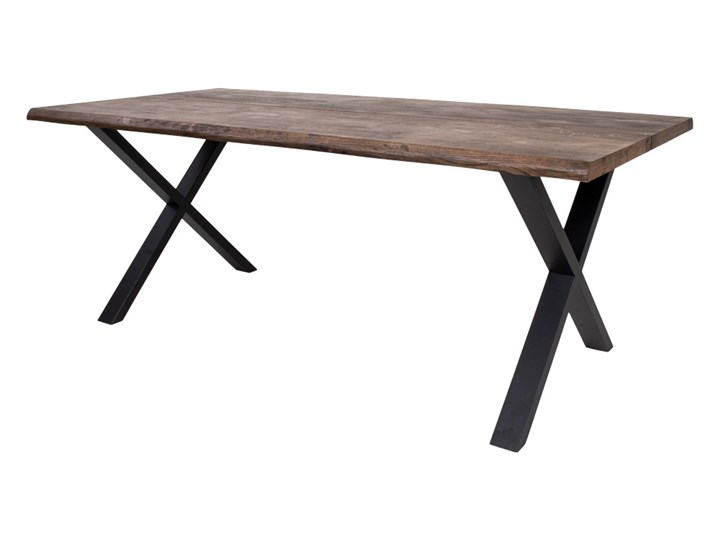 SELSEY Stół Lemucto 200x95 cm dąb olejowany dymiony