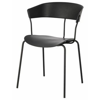 SELSEY Krzesło Wallandy czarne