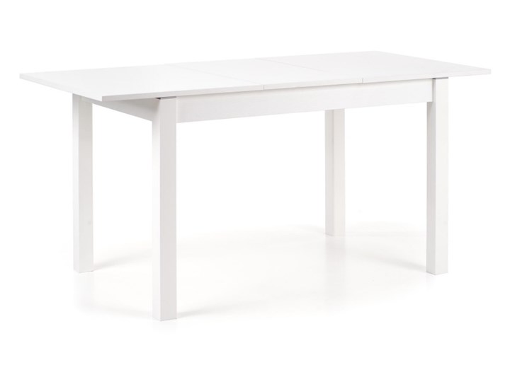 SELSEY Stół rozkładany Veiga 118-158x75 cm biały Kształt blatu Prostokątny Długość 158 cm Płyta MDF Wysokość 76 cm Styl Skandynawski