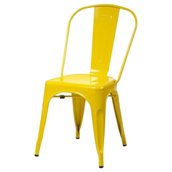 SELSEY Krzesło Tolader żółte