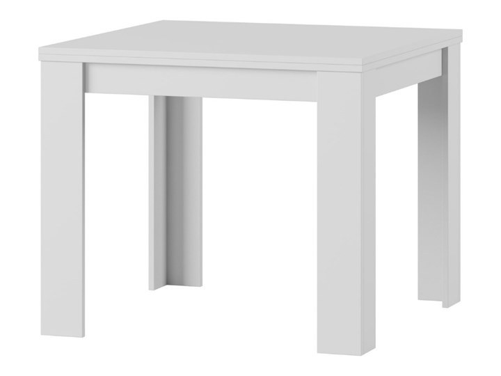 SELSEY Stół rozkładany Paulisa 90-180x90 cm biały Wysokość 77 cm Szerokość 80 cm Płyta MDF Długość 180 cm Szerokość 180 cm Rozkładanie Rozkładane