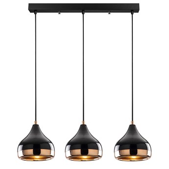 SELSEY Lampa wisząca Queenie podłużna x3