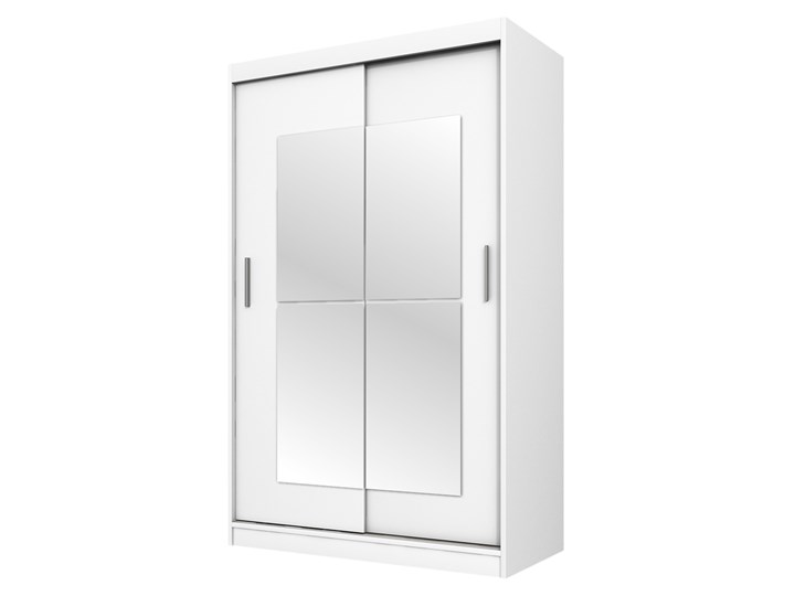 SELSEY Szafa Vaniva 120 cm z lustrem Płyta MDF Tworzywo sztuczne Płyta laminowana Plastik Drewno Pomieszczenie Garderoba