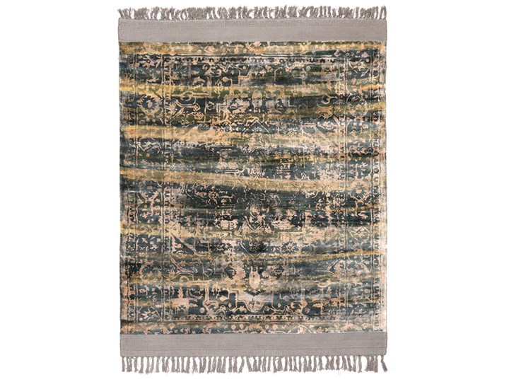 SELSEY Dywan klasyczny Rijl brąz z frędzlami Wełna Pomieszczenie Salon 160x230 cm Prostokątny 200x300 cm Dywany Wiskoza Wzór Marokański