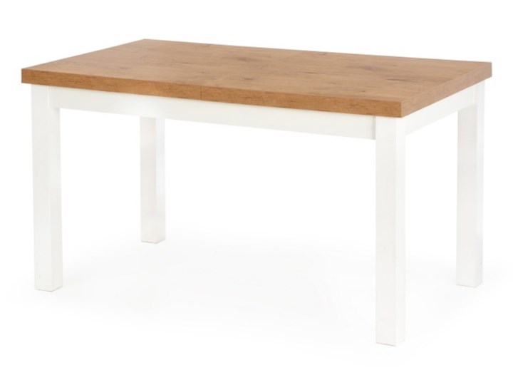 SELSEY Stół rozkładany Lorez 140-220x80 cm biały-dąb lancelot Wysokość 76 cm Długość 220 cm Płyta MDF Długość 144 cm Długość 140 cm Drewno Kolor Brązowy