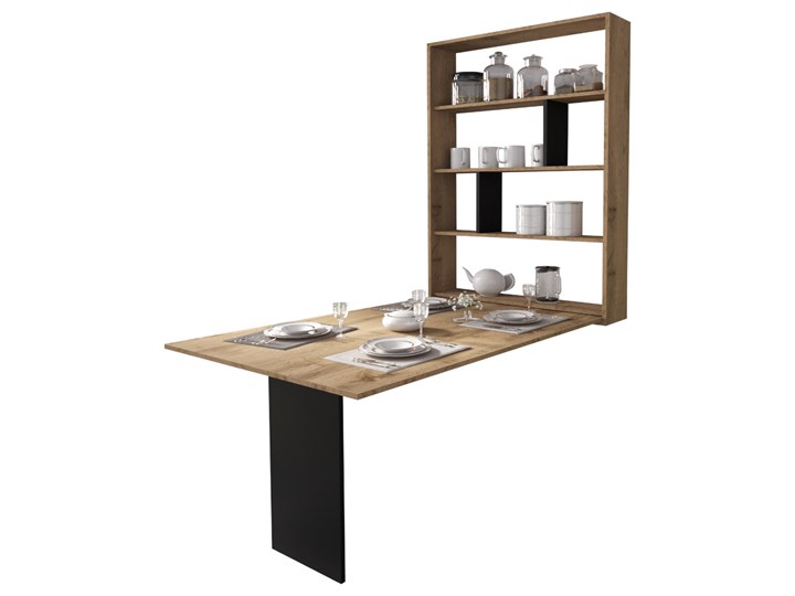 SELSEY Stół rozkładany Espigo 130x80 cm dąb wotan Długość 134 cm Płyta laminowana Szerokość 134 cm Rozkładanie Rozkładane Wysokość 85 cm Pomieszczenie Stoły do kuchni