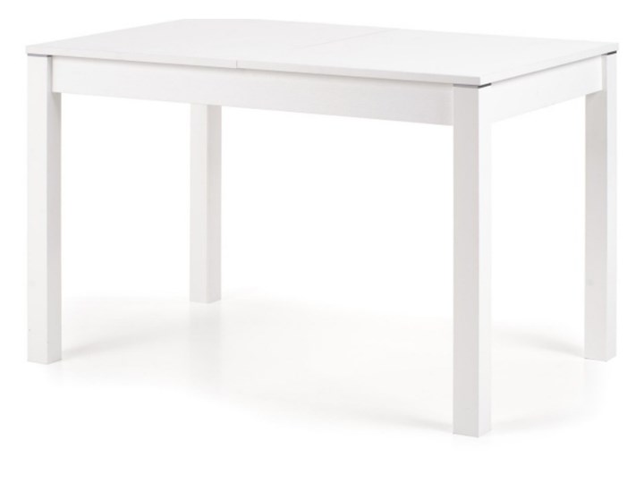 SELSEY Stół rozkładany Veiga 118-158x75 cm biały Styl Skandynawski Płyta MDF Wysokość 76 cm Długość 158 cm Styl Nowoczesny