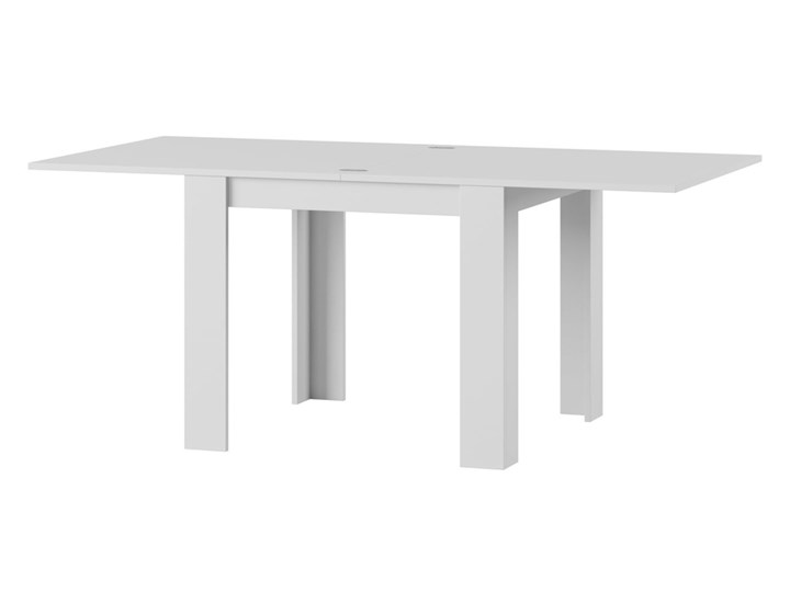SELSEY Stół rozkładany Paulisa 90-180x90 cm biały Płyta MDF Wysokość 77 cm Styl Nowoczesny Szerokość 80 cm Długość 180 cm Szerokość 180 cm Rozkładanie Rozkładane