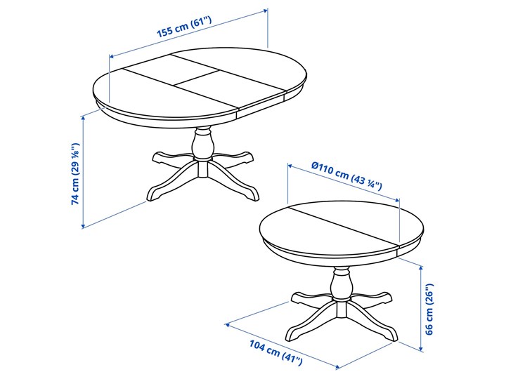 IKEA INGATORP / INGOLF Stół i 4 krzesła, biały/Nordvalla beżowy, 110/155 cm Kategoria Stoły z krzesłami