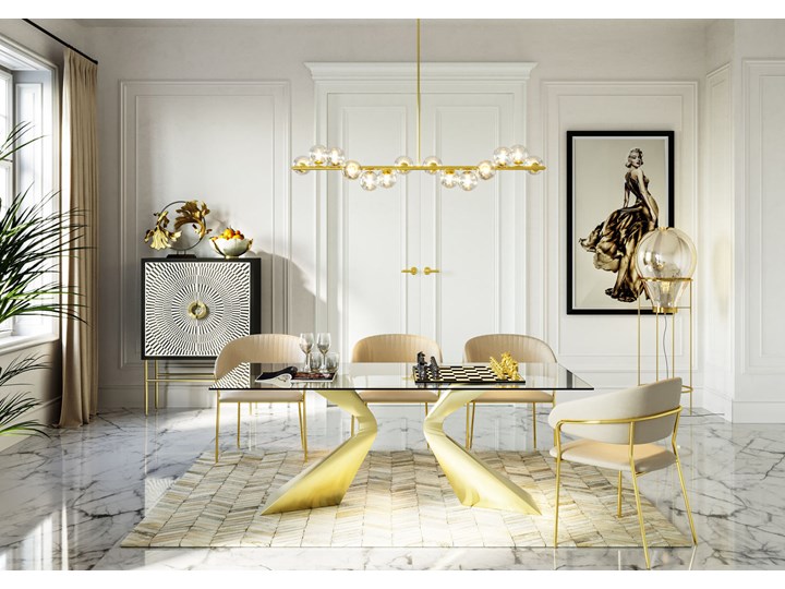Lampa wisząca Scala Balls 150x140 cm złota