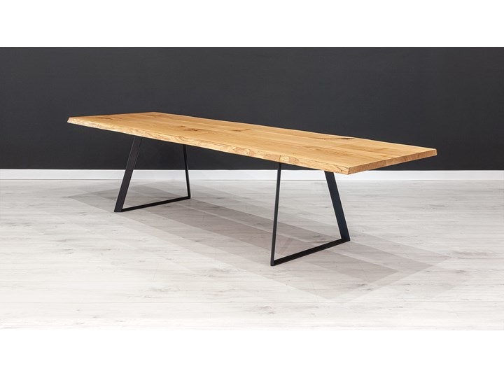 Stół drewniany Delta z dostawkami Dąb 200x90 cm Jedna dostawka 60 cm Wysokość 75 cm Kolor Beżowy Drewno Rozkładanie Rozkładane