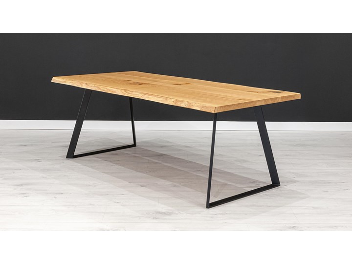 Stół drewniany Delta z dostawkami Dąb 200x90 cm Jedna dostawka 60 cm Drewno Wysokość 75 cm Styl Minimalistyczny