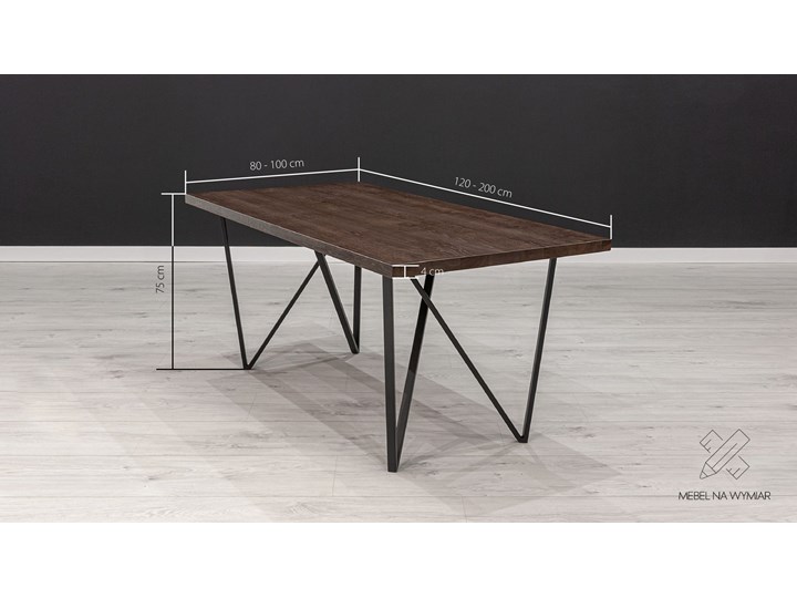 Stół designerski Ravel Dąb 220x100 cm
