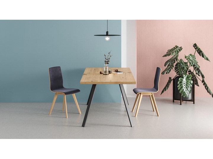 Stół Lige z naturalnego drewna Dąb 220x90 cm