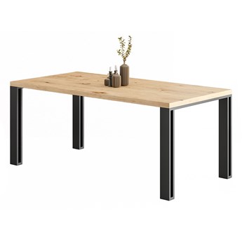 Stół Fold z litego drewna Dąb 120x90 cm