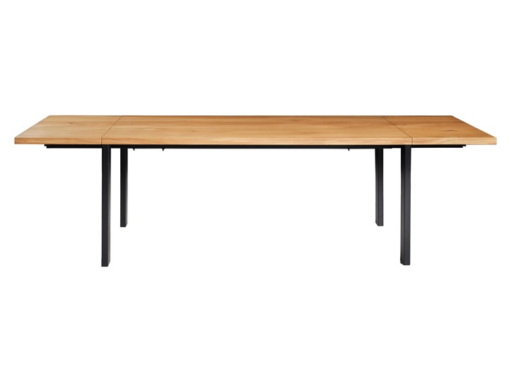 Stół z litego drewna Ramme z dostawkami Dąb 180x100 cm Jedna dostawka 60 cm
